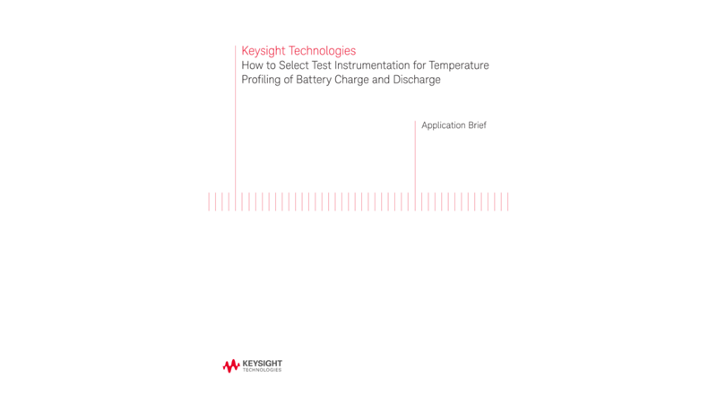 How to Select Test Instrumentation for Battery Temperature Profiling